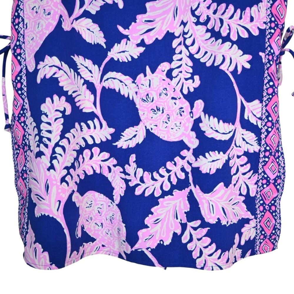 Lilly Pulitzer Womens 14 Donna Lined Romper in Galaxy Blue NEW - Picture 6 of 13